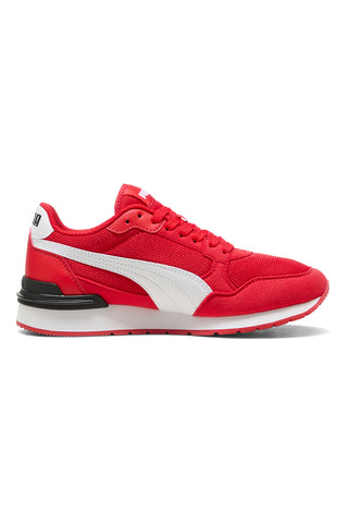 Rdeče-bele mrežaste superge Puma ST Runner v4 Mesh Jr