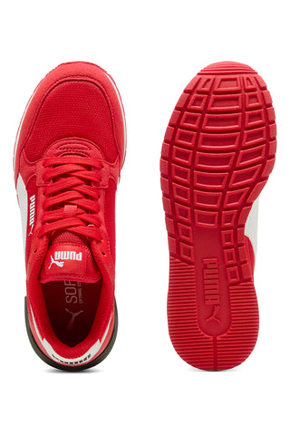 Rdeče-bele mrežaste superge Puma ST Runner v4 Mesh Jr