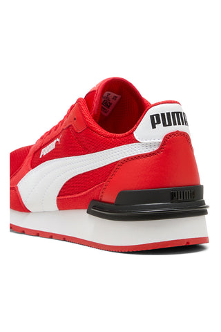 Rdeče-bele mrežaste superge Puma ST Runner v4 Mesh Jr