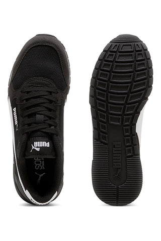 Črno-bele mrežaste superge Puma ST Runner v4 Mesh Jr