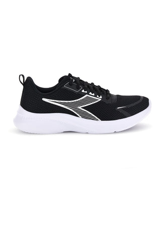 Diadora Robin 7 črno beli dihajoči tekaški copati