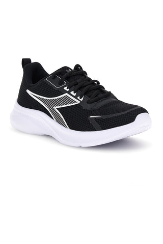 Diadora Robin 7 črno beli dihajoči tekaški copati