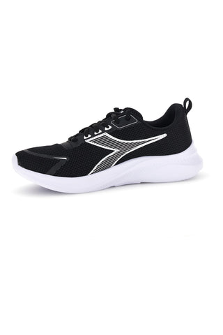 Diadora Robin 7 črno beli dihajoči tekaški copati