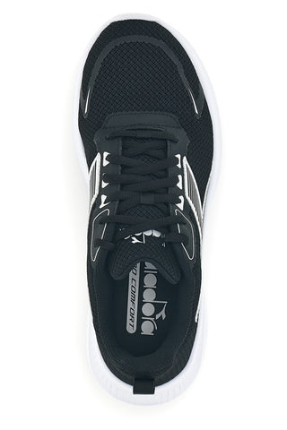 Diadora Robin 7 črno beli dihajoči tekaški copati