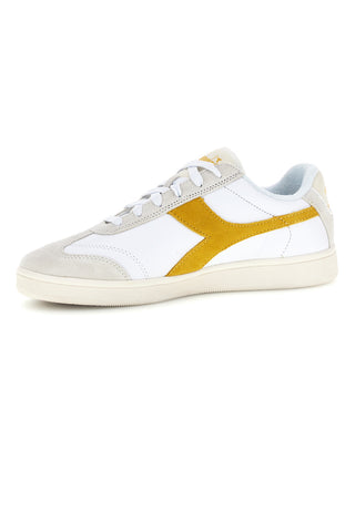 Bele superge z rumenim vložkom Diadora Kick Sl