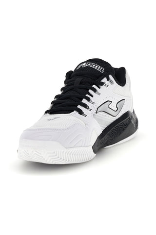 Beli teniški čevlji s črnimi zračnimi vložki Joma Master 1000 2632