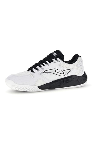 Beli teniški čevlji s črnimi zračnimi vložki Joma Master 1000 2632