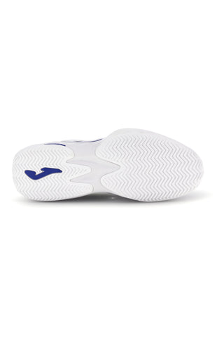 Beli teniški copati z modrimi zračnimi vložki Joma Master 1000 2642