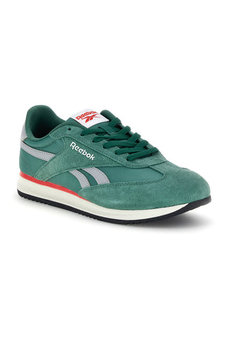 Zelene športne copate z vložki iz semiša in Ortholite Reebok World 70
