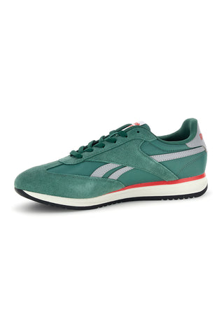Zelene športne copate z vložki iz semiša in Ortholite Reebok World 70