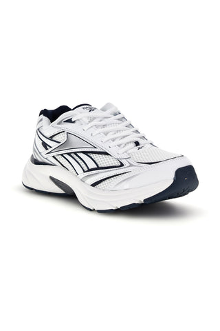 Bele športne copate z mornarskimi in srebrnimi vložki Reebok Belwave