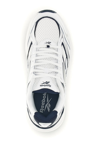 Bele športne copate z mornarskimi in srebrnimi vložki Reebok Belwave