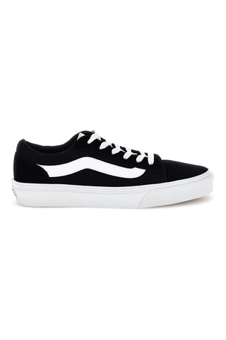Črne superge z belim vložkom nizkega profila Vans Vero LS