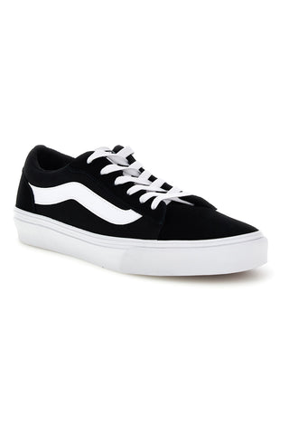 Črne superge z belim vložkom nizkega profila Vans Vero LS