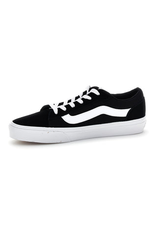 Črne superge z belim vložkom nizkega profila Vans Vero LS