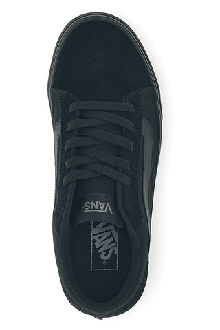 Črne superge s črnim vložkom z nizkim profilom Vans Vero LS