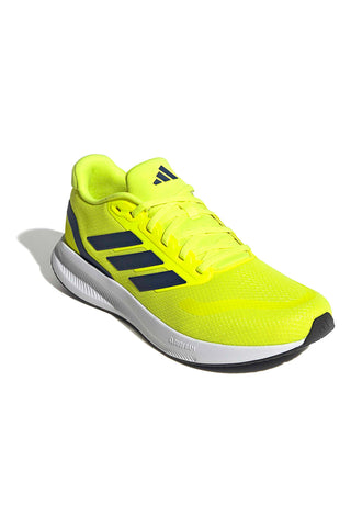Lahki rumeni tekaški čevlji Adidas Runfalcon 5 iz mrežastega materiala