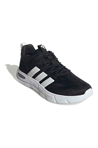 Lahke črne mrežaste superge z elastičnimi vezalkami Adidas Cloudfoam Flex