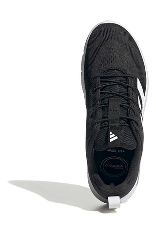 Lahke črne mrežaste superge z elastičnimi vezalkami Adidas Cloudfoam Flex