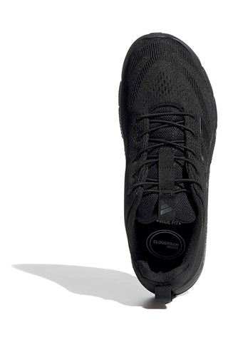 Lahke črne mrežaste superge z elastičnimi vezalkami Adidas Cloudfoam Flex