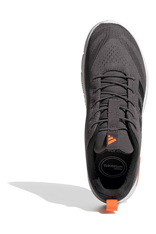 Svetlo sive mrežaste superge z elastičnimi vezalkami Adidas Cloudfoam Flex