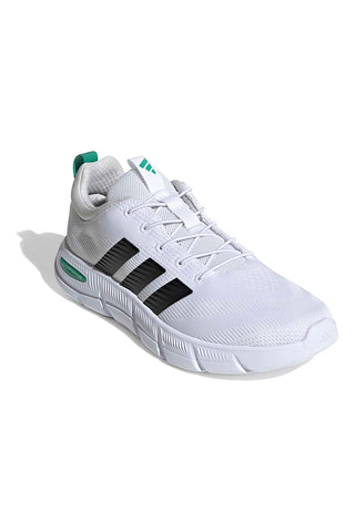 Bele lahke mrežaste superge z elastičnimi vezalkami Adidas Cloudfoam Flex