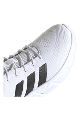 Bele lahke mrežaste superge z elastičnimi vezalkami Adidas Cloudfoam Flex