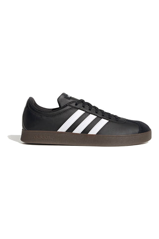 Črni športni copati z belimi črtami Adidas VL COURT BASE