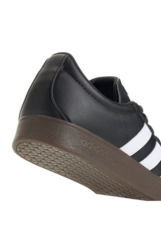 Črni športni copati z belimi črtami Adidas VL COURT BASE