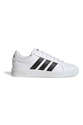 Bele superge z črnimi črtami Adidas GRAND COURT BASE 3.0