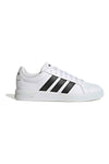 Bele superge z črnimi črtami Adidas GRAND COURT BASE 3.0