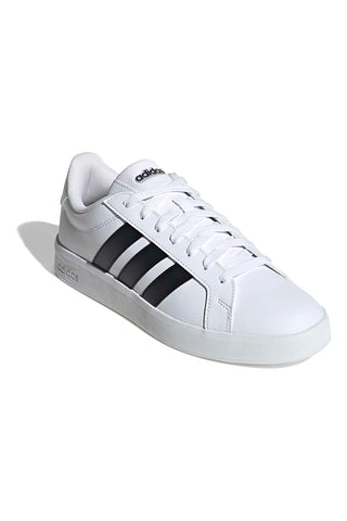 Bele superge z črnimi črtami Adidas GRAND COURT BASE 3.0