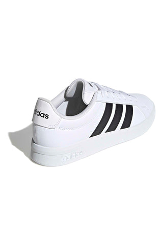 Bele superge z črnimi črtami Adidas GRAND COURT BASE 3.0
