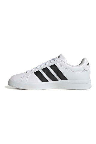 Bele superge z črnimi črtami Adidas GRAND COURT BASE 3.0