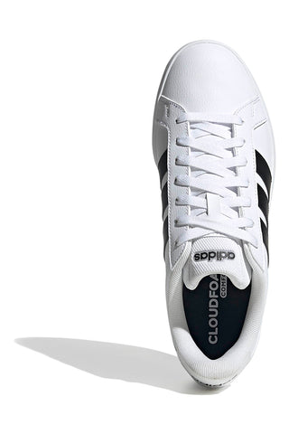 Bele superge z črnimi črtami Adidas GRAND COURT BASE 3.0