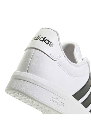 Bele superge z črnimi črtami Adidas GRAND COURT BASE 3.0