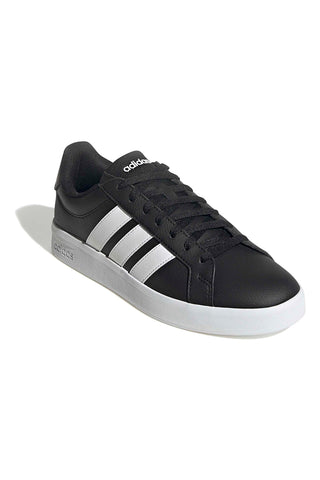 Črni športni copati z belimi detajli v ikoničnem slogu Adidas Grand Court Base 3