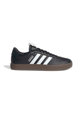 Črni superge z belimi detajli in gumijasto podplatom Adidas Vl Court 3.0