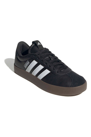 Črni superge z belimi detajli in gumijasto podplatom Adidas Vl Court 3.0