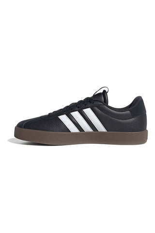 Črni superge z belimi detajli in gumijasto podplatom Adidas Vl Court 3.0