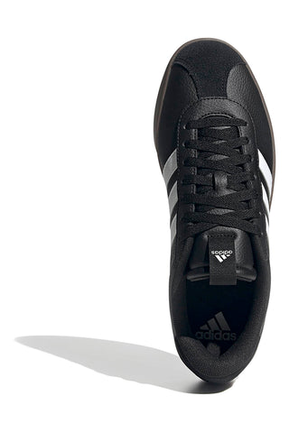 Črni superge z belimi detajli in gumijasto podplatom Adidas Vl Court 3.0