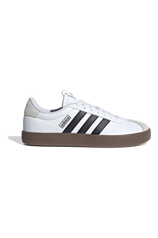 Bele superge z črnimi detajli in gumijasto podplatom Adidas Vl Court 3