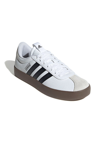Bele superge z črnimi detajli in gumijasto podplatom Adidas Vl Court 3