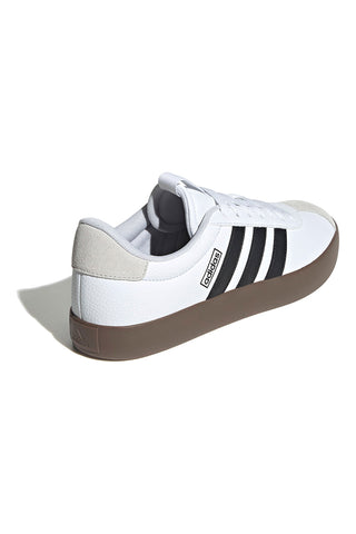 Bele superge z črnimi detajli in gumijasto podplatom Adidas Vl Court 3