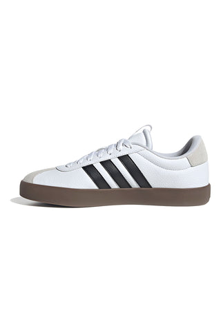 Bele superge z črnimi detajli in gumijasto podplatom Adidas Vl Court 3