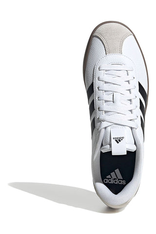 Bele superge z črnimi detajli in gumijasto podplatom Adidas Vl Court 3