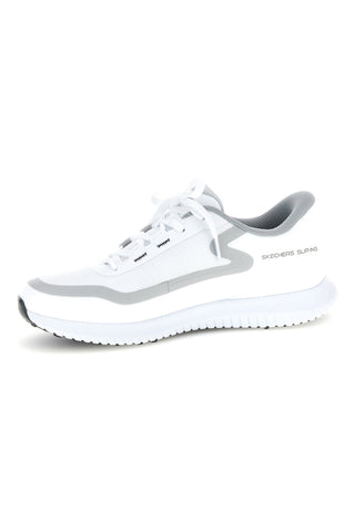 Dihajoči in lahki beli copati Skechers Go Golf Flight