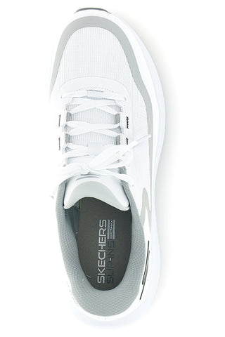 Dihajoči in lahki beli copati Skechers Go Golf Flight