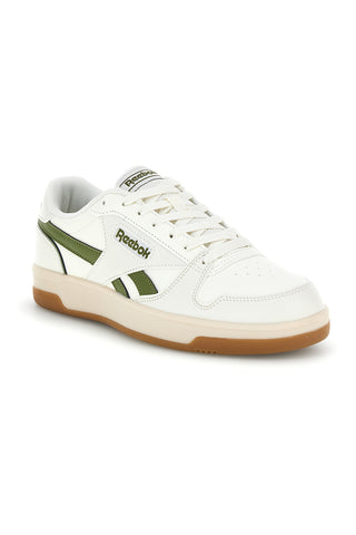 Retro bele in zelene športne copate z gumijastim podplatom Reebok Match Prime V2