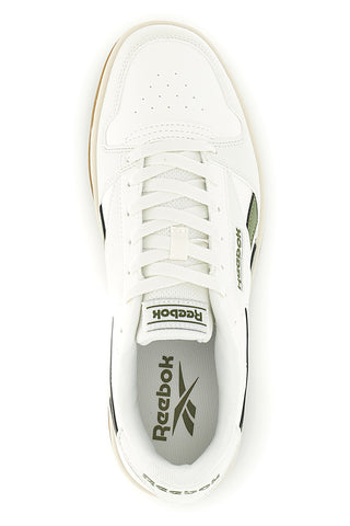 Retro bele in zelene športne copate z gumijastim podplatom Reebok Match Prime V2